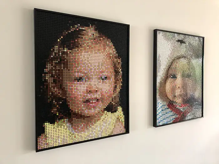 Maak de mooiste pixelart met bricks van je eigen foto